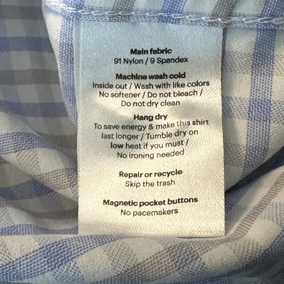 Poncho The Catfish Long Sleeve Shirt 2XL Outdoors Fishing Plaid Blue Gray Vent - Picture 8 of 12